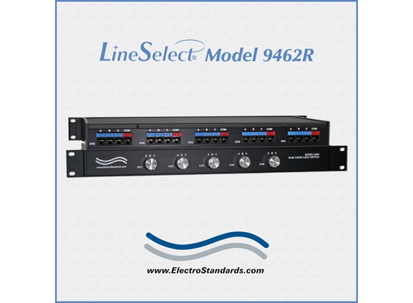 LineSelect® 9462R 5-Channel RJ45 Cat5e A/B/C Switch, RoHS