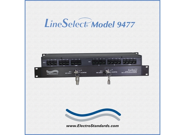 7-Channel RJ45 Cat5e A/B Keylock Switch