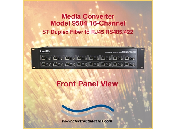 ST Duplex fiber to RJ45 RS485/422 Media Converter
