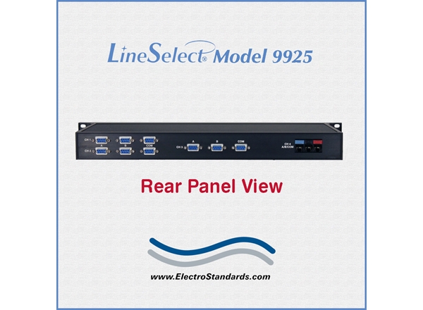 4-Channel DB9/RJ45 Cat5 A/B Switch