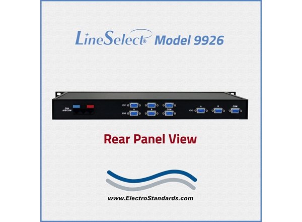 3-Channel DB9 & 1 Channel RJ45 Cat5e A/B Switch
