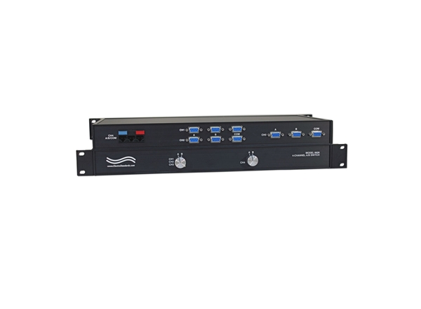 3-Channel DB9 & 1 Channel RJ45 Cat5e A/B Switch