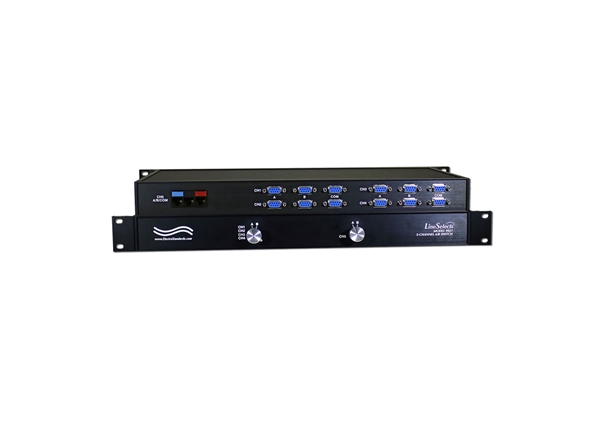 4-Channel DB9 & 1 Channel RJ45 Cat5e A/B Switch