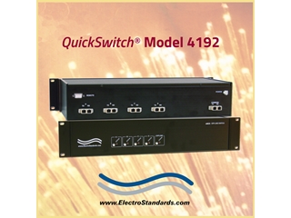 Catalog # 304192 - Model 4192 SC Duplex A/B/C/D/Off-Line Fiber Switch, with Voltage Excitation Remote Control