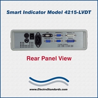 Model 4215-LVDT rear panel view