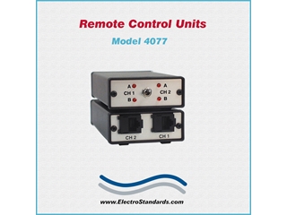 514077 Model 4077 2-Channel Network Switch Control Unit