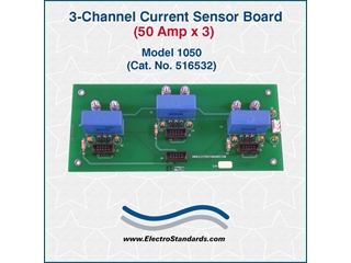 516532 - 1050 Current Sensor Board, Three Channel, 50 Amp x 3
