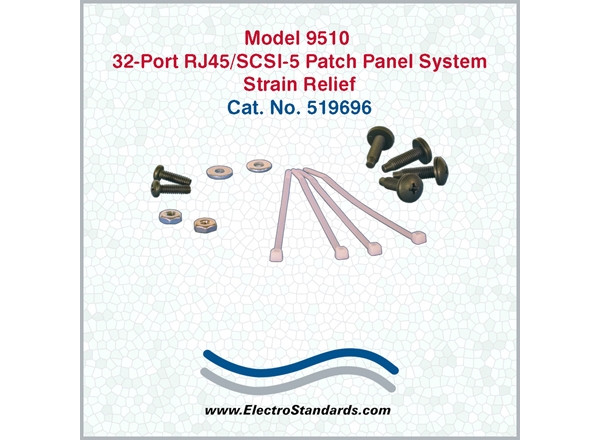 32-Port RJ45 SCSI-5 Patch Panel System