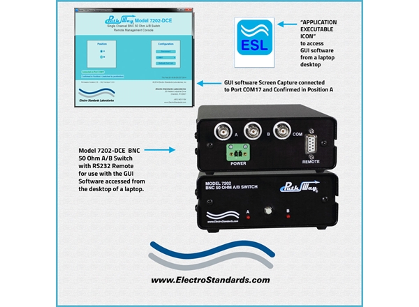 GUI Software for use with Model 7202-DCE