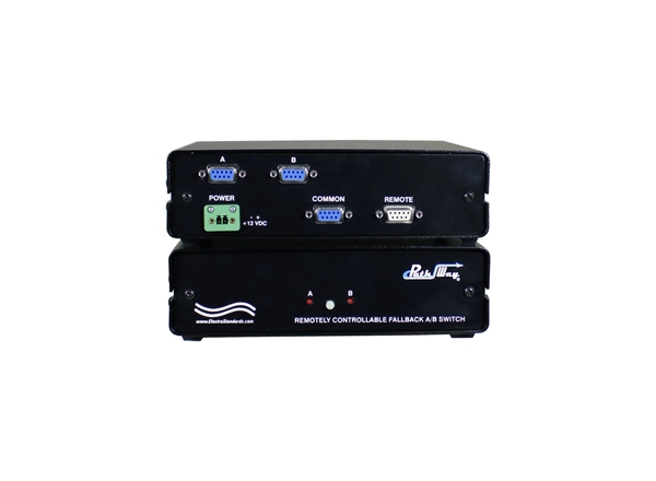 DB9 A/B Switch Auto Fallback w/RS232 Remote