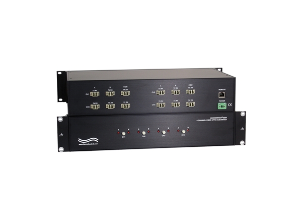 Model 6254-MIB LC Duplex 4-Channel A/B FiberSwitch with MIB and HTTPS GUI