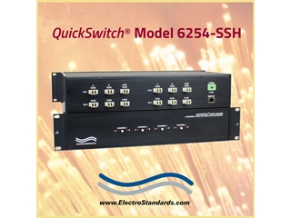 Catalog # 306254-SSH - Model 6254-SSH LC Duplex 4-Channel A/B FiberSwitch with SSH and HTTPS GUI