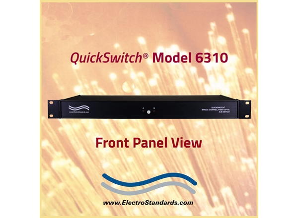 Model 6310 Fiber Optic SC Duplex Single Mode with RS-232, Contact Closure Remote