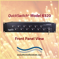 Model 6320 12-to-1 LC Duplex Fiber Optic Switch with RS232 Remote