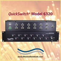 Model 6320 12-to-1 LC Duplex Fiber Optic Switch with RS232 Remote