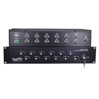 Model 6320 12-to-1 LC Duplex Fiber Optic Switch with RS232 Remote