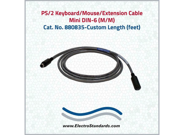 6 Pin Mini Din Cables M/M