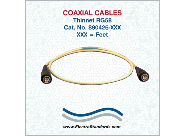 Coaxial Cables, 50 ohm, M/M Custom Length
