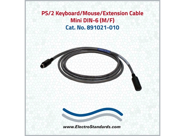 PS/2 Keyboard/Mouse/EXT cable, 10 Feet