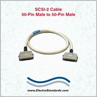 SCSI-2 50-Pin Male Cable