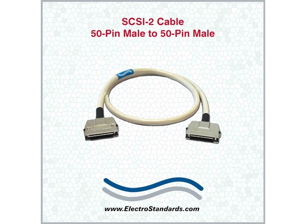 SCSI-2 50-Pin Male Cable