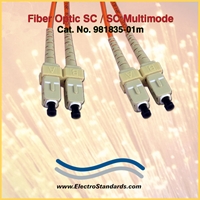 SC/SC Multimode Fiber Optic Cable Assembly