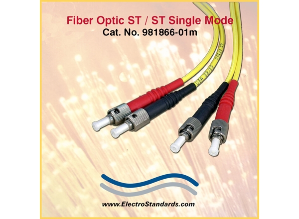 ST/ST Single Mode Fiber Cable Assembly