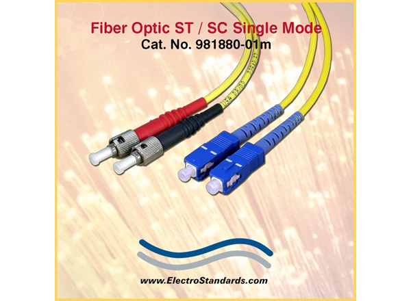 ST/SC Single Mode Fiber Optic Cable Assemby
