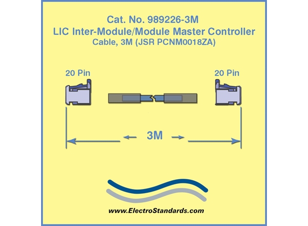 Module Master Controller Cable, 3M (JSR PCNM0018ZA)