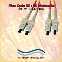 SC/SC Multimode Fiber Optic Cable Assembly