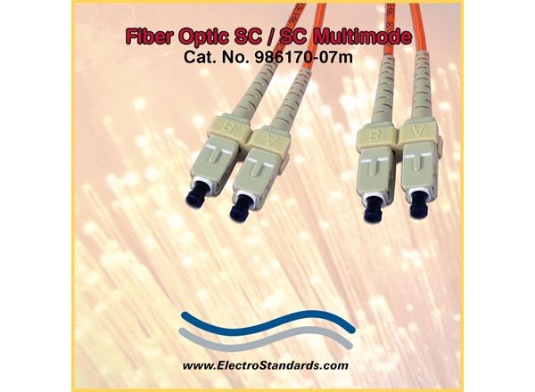 SC/SC Multimode Fiber Optic Cable Assembly