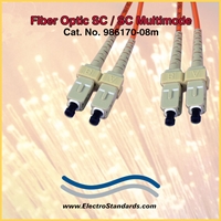 SC/SC Multimode Fiber Optic Cable Assembly