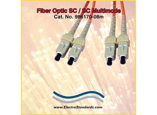 SC/SC Multimode Fiber Optic Cable Assembly