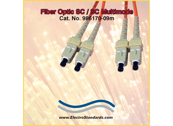 SC/SC Multimode Fiber Optic Cable Assembly