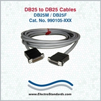 DB25M to DB25F cable, XXX=FEET