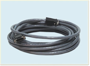 990132-005 DB15/DB15 Serial Cable Assemblies, 15-Conductor, Shielded, PVC, Male/Male, 5 Feet