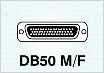 DB50 Cables, Male/Female, Custom Lengths