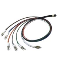 990725 MTP 12-Fiber, Fanout Cable, LC Duplex, 62.5/125µ, Multimode, Custom Length