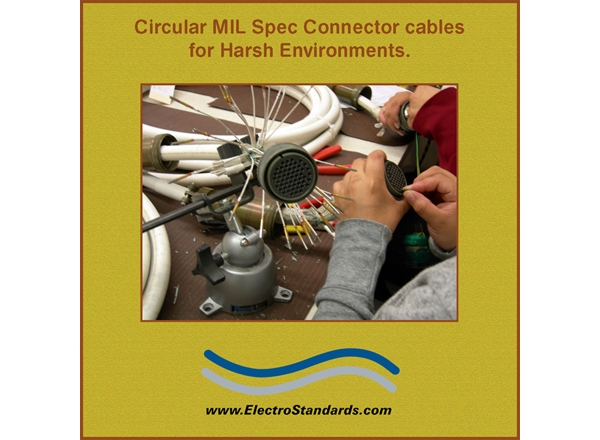 MIL spec connector Cables for Harsh Environments