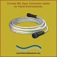 MIL spec connector Cables for Harsh Environments