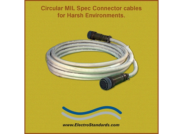 MIL spec connector Cables for Harsh Environments
