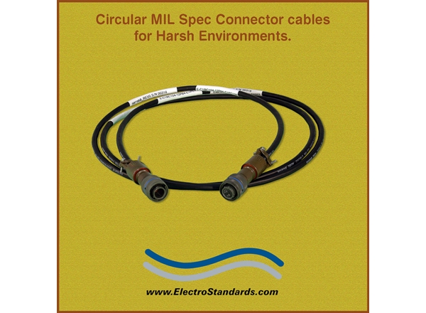 MIL spec connector Cables for Harsh Environments