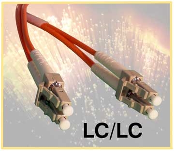 LC/LC Fiber Cable, Terminated, 50/125 Micron, 2 Meter, 986147-02m