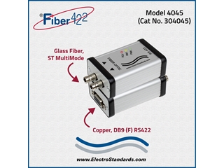 304045 - Model 4045 High Speed ST Fiber to RS422 Interface Converter