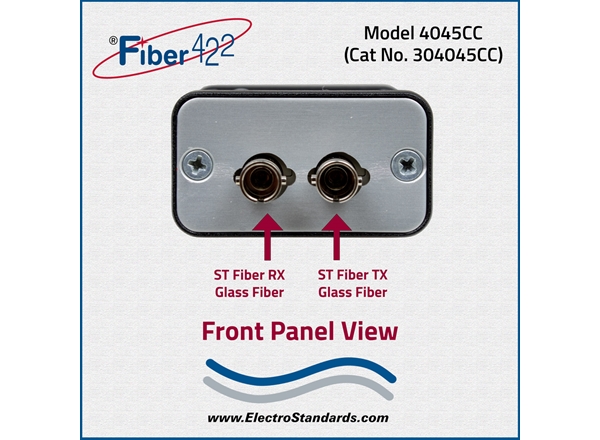 ST Fiber to RS422 Interface Converter