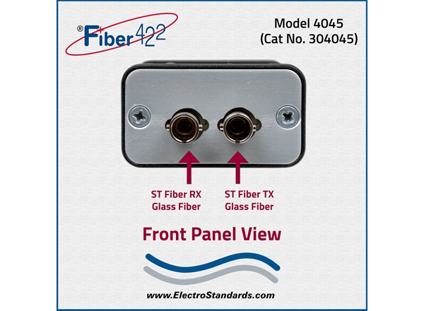 ST Fiber to RS422 Interface Converter