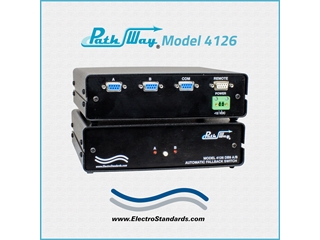 Model 4126 DB9 Automatic Fallback A/B Switch, RS232 Remote, Catalog # 535049