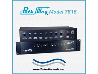 Catalog # 307816 - Model 7816 Dual 8-to1 DB9 / RJ45 Cat5e with Telnet