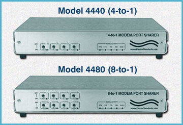 DB25 RS232 4-Way Switch