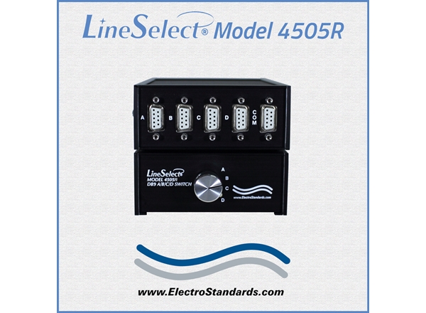 DB9 A/B/C/D Manual Switch, RoHS